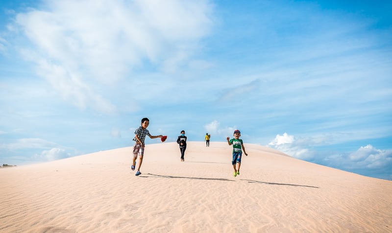 Kids playing eco-friendly games